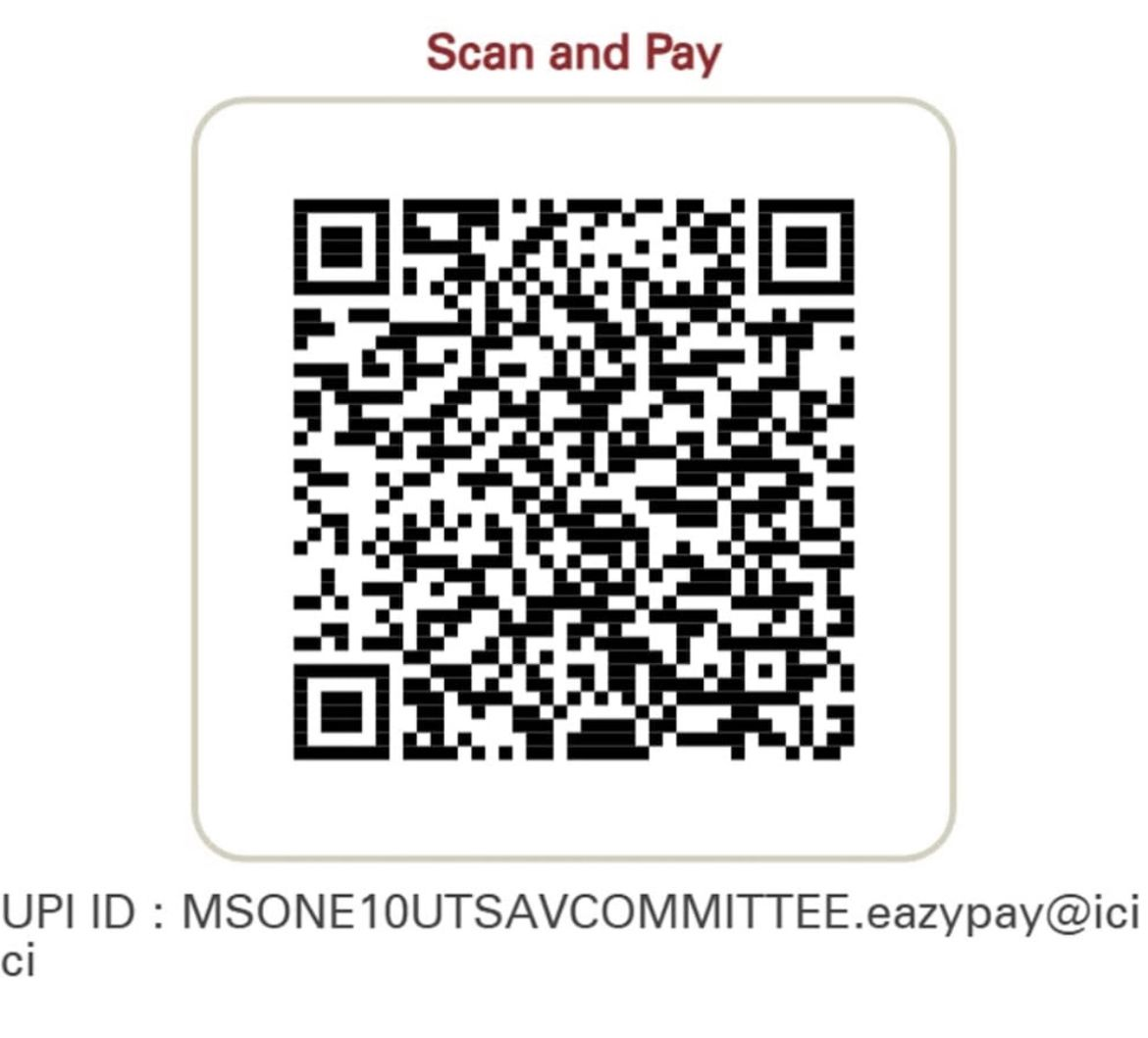 ONE10 Utsav Committee payment QR — Scan and Pay via UPI